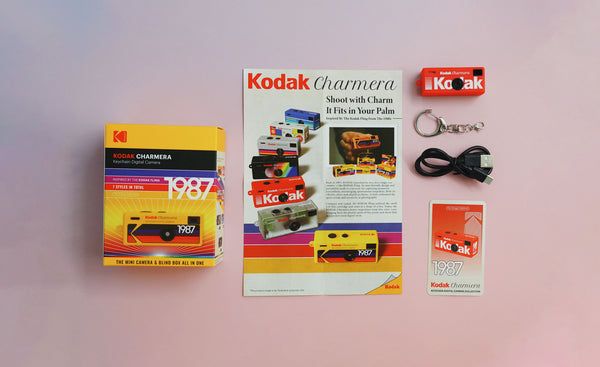 (3.5 Batch Pre-order) KODAK CHARMERA Keychain Digital Camera Blind Box Collection-ETA approx. Early to Mid Nov