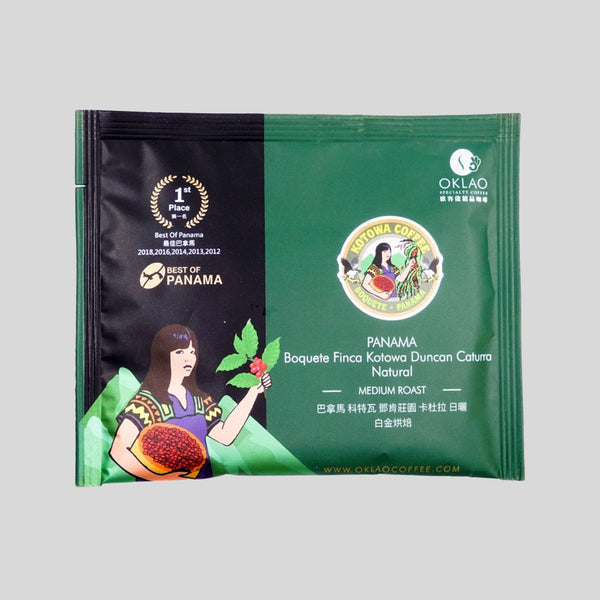 OKLAO - Panama Boquete Finca Kotowa Duncan Caturra Natural - Medium Roast (Drip Coffee Bag x5)