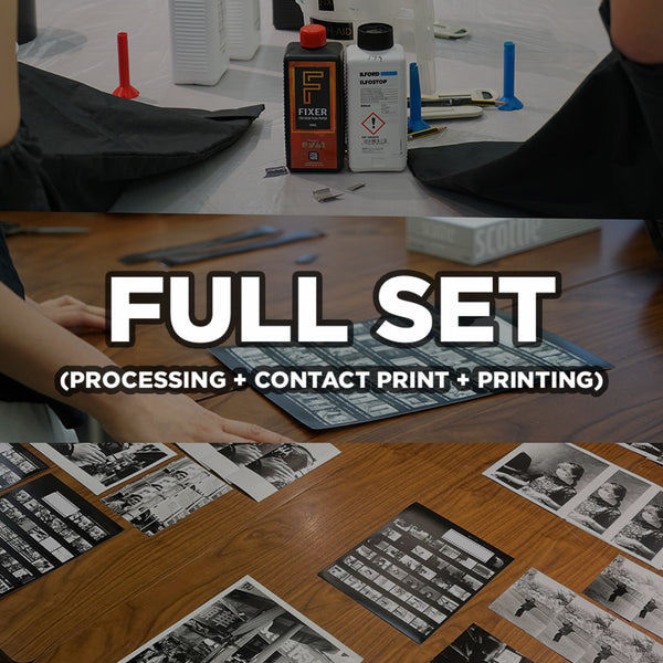 B&W Film Workshop Full Set (Processing + Contact Print + Printing)